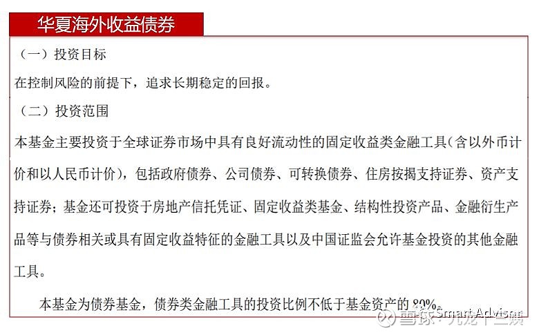 市场上规模前三的qdii美元债券基金 选哪一只 全文共5800字 大约阅读12分钟 本期回复基友翻牌的 华夏收益债券 和 鹏华全球高收益债