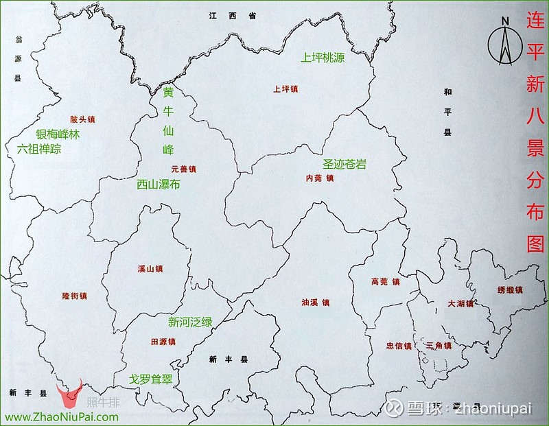 忠信图,长吉图,银梅图)来看,老八景多数位于州治所在地惠化图(元善镇)