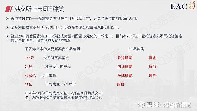 港股etf 如何在结构性行情中开展投资布局 编者注 在香港 持有etf的投资者超过0万人 而近来指数的剧烈波动 除了事件推动 也与etf的投资 脱不开关系 本篇文 港股etf 如何在结构性行情中开展投资布局 编者注 在香港 持有etf的投资者超过0万人 而近来指数的剧烈波动 除了事件推动 也与etf的投资 脱不开关系 本篇文