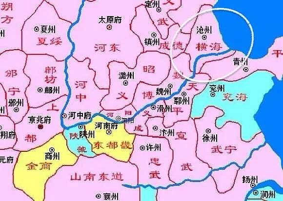 即位于今天河北东南部和山东北部的横海军节度使