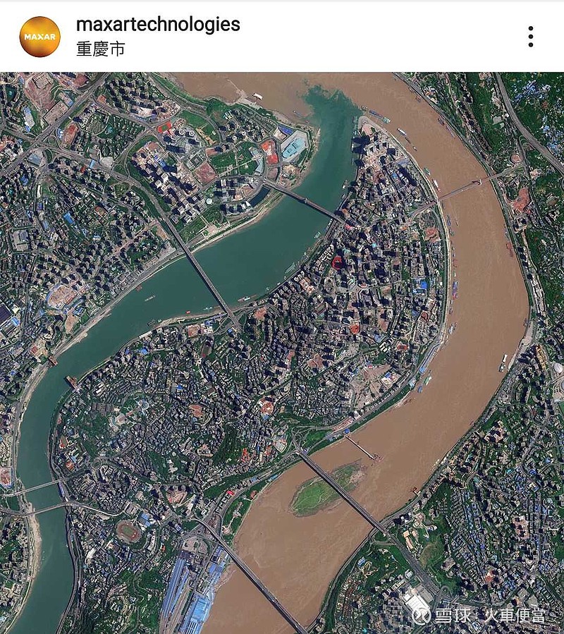 重庆卫星地图高清地图图片
