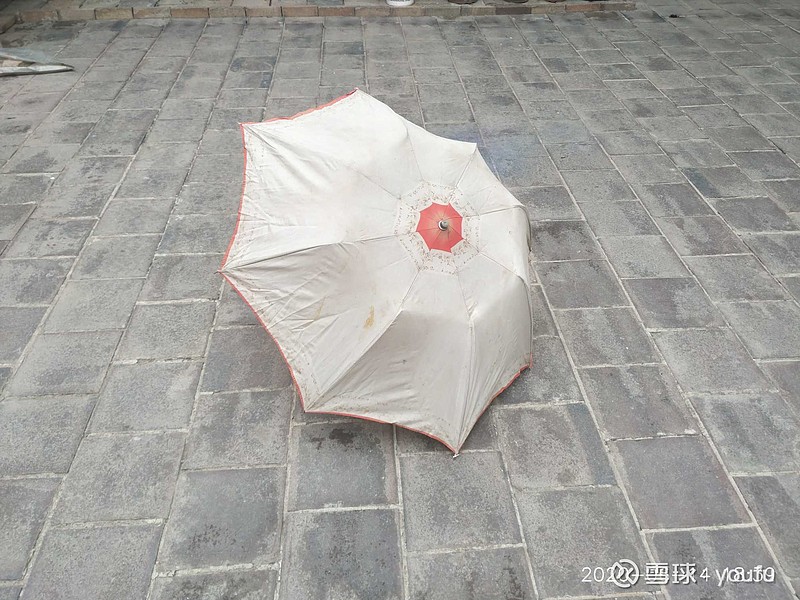 回老家看见这把雨伞，应该有三十