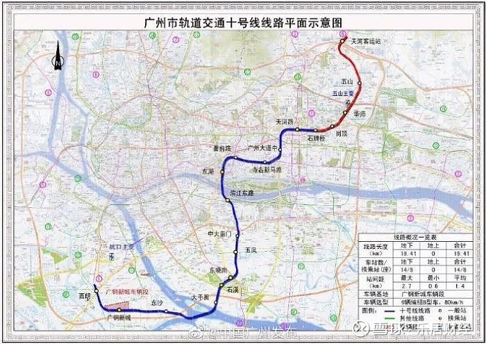 需斜穿廣州市中心區,連接天河,越秀,海珠,荔灣四個行政區