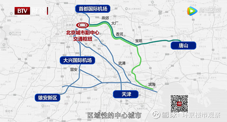 北京衛視最新一期《京津冀大格局》,聚焦城市副中心交通路網建設