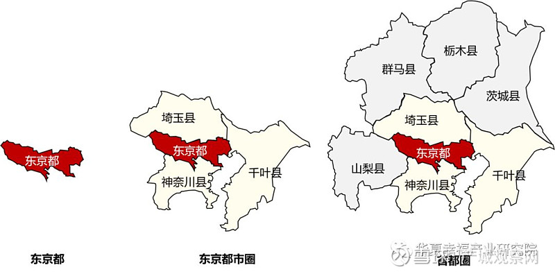 日本东京都市圈地图图片