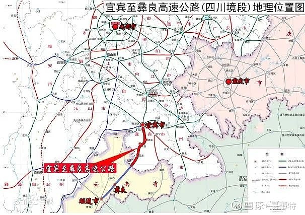 宜威高速详细路线图图片