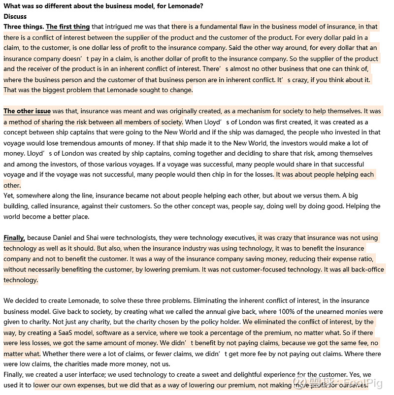 说得清晰到位,其实$lemonade(lmnd)$ 和$trupanion(trup)$ 是大致相同