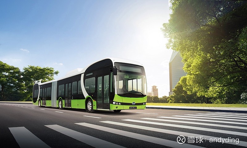 byd 18m pure-electric articulated bus