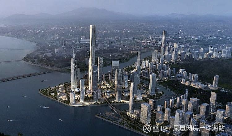 传统cbd,新兴势头正旺的九洲商务中心,未来的珠西交通枢纽——鹤州