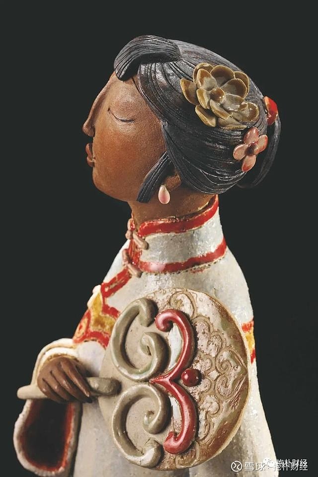 39%割引贅沢品 中国美術 石湾陶器 人物像 置物 在銘 陶人形 骨董