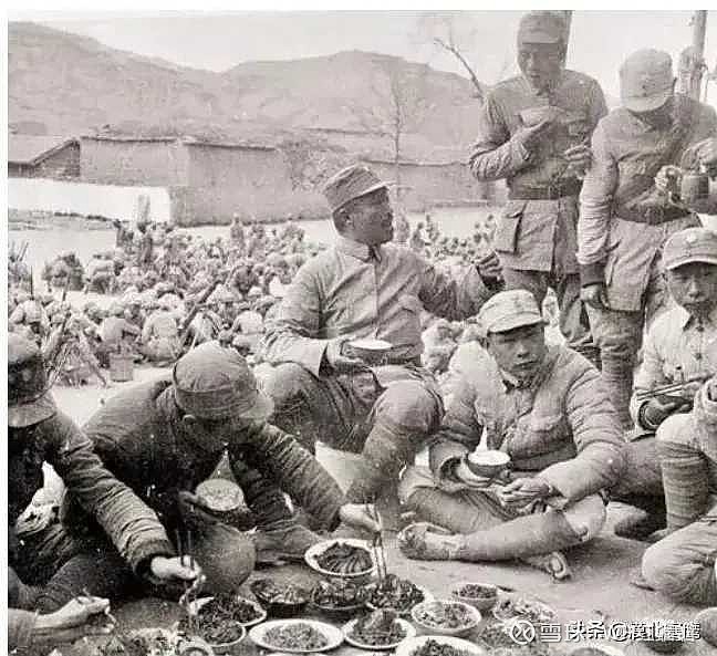 庆功宴 胜利后的庆功宴1939年的齐会大战,八路军一二○师威震平原,是