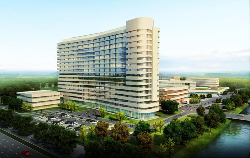 苏州 京东方 医院——紧邻地铁4号线同里站,占地面积117亩,建筑面积15