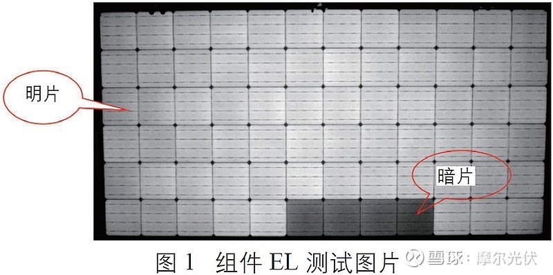 什么原因造成el测试明暗差异大