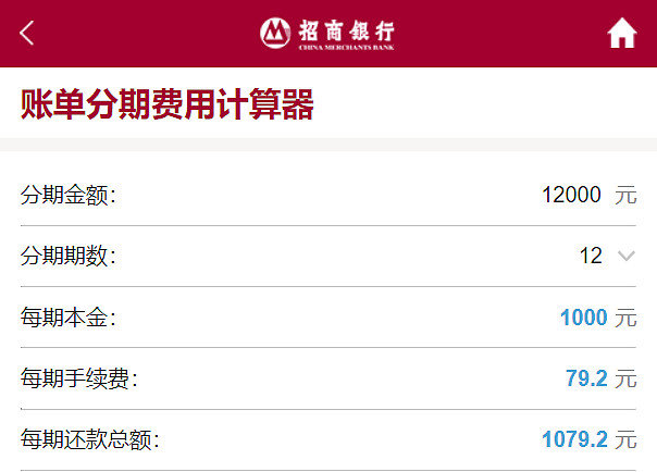 4,花唄分期還款和主要銀行信用卡的分期還款對比