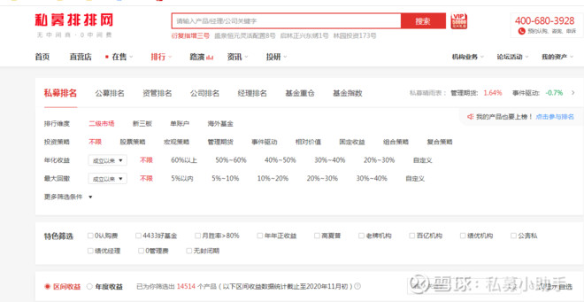 私募基金排行榜怎么看？965 / author:Private placement assistant / PostsID:1583119