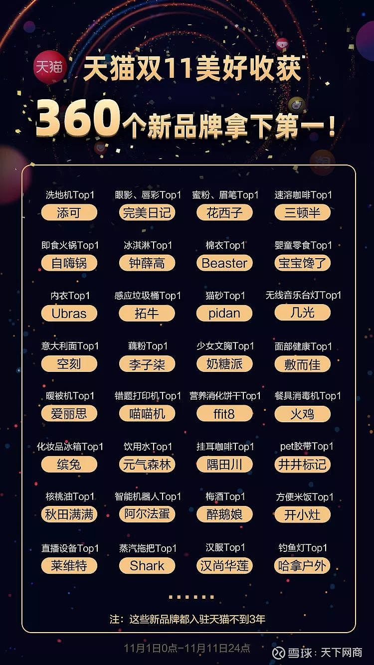 天猫双11销量排行榜揭秘：谁是销售冠军？