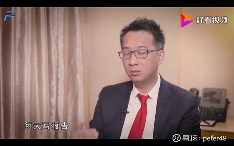 洪灏2019采访截图主持人很美 主持人很美@不明真相的群众 @洪灏的中国