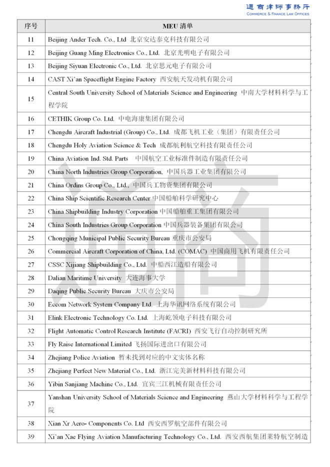 美国新增89家企业实体清单名单曝光元器件代理商艾睿亚太在列