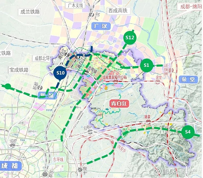 成都眉山s16轻轨线路图片