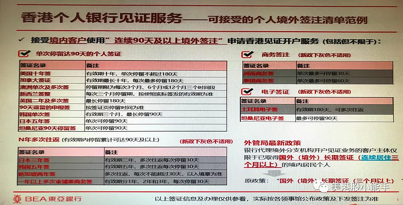 注册香港银行账号