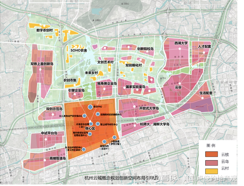 杭州未来科技城规划图图片