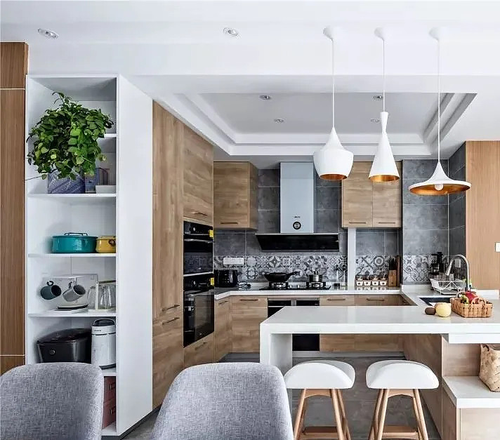 装饰|超实用的餐厨一体化,打破墨守成规的设计 传统的餐厅厨房设计