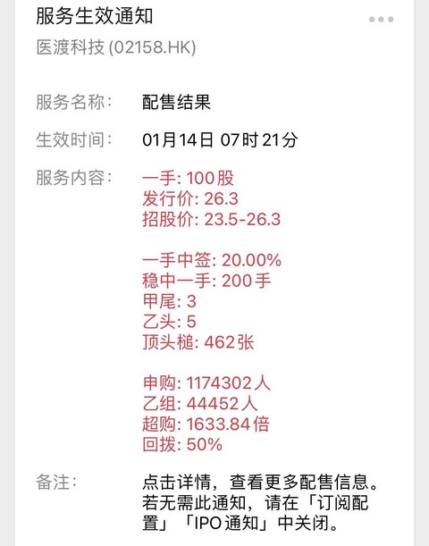 医渡科技 甲尾3 乙头5 一语成谶 不过分配上并没有特别偏一手党 所以偏两种预测的中间值 打个小甲15