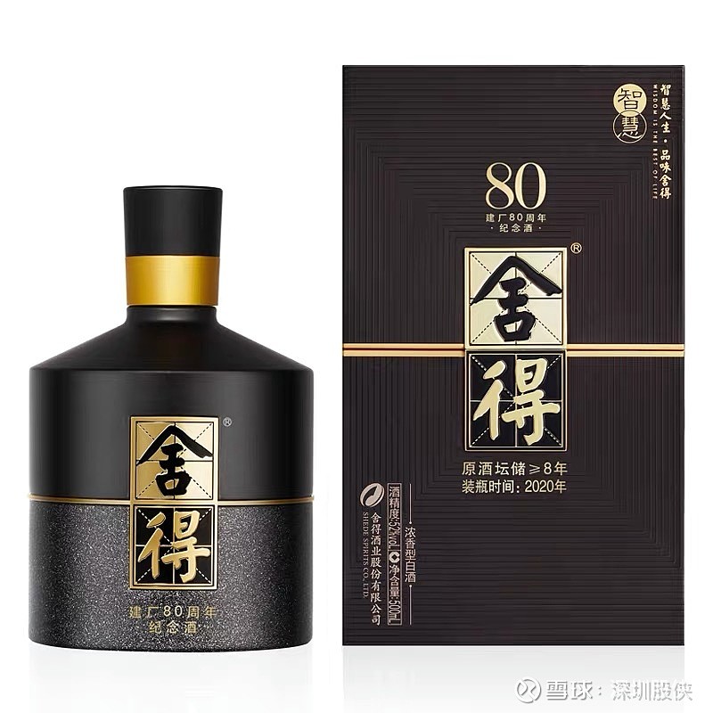舍得老酒,线上增长最快的次高端白酒!