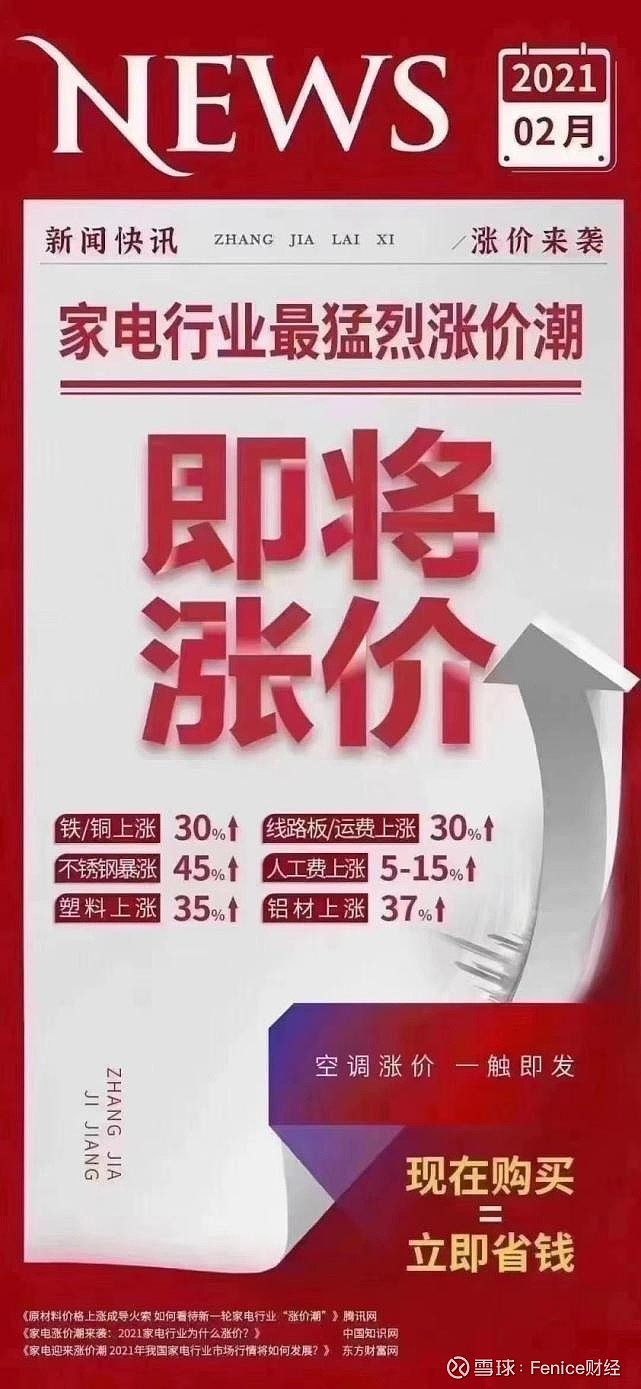 家电"涨价潮"来袭,苏宁易购:稳供不涨价 2021新年伊始,资本市场传来