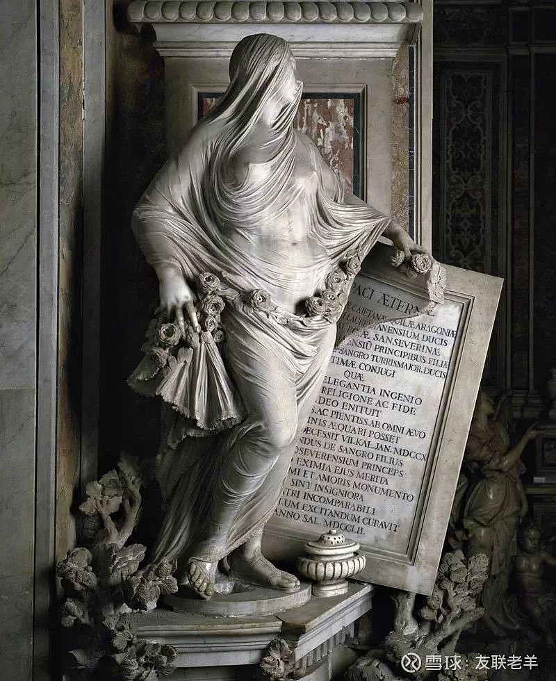 出水 吴带当风】这些是大理石雕,纱的技法就像宋瓷那种完美的釉面一样