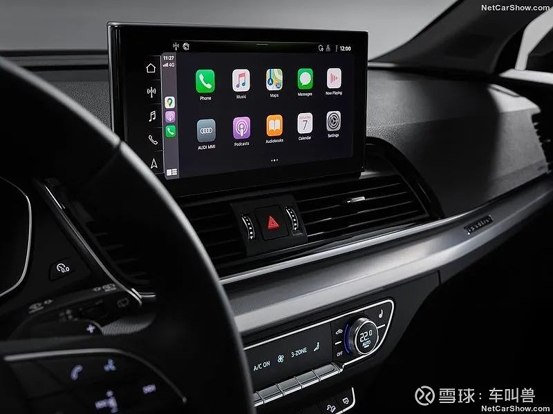 现款奥迪q5l的8英寸屏幕在当下的潮流中,显得有点儿小了,换装10英寸