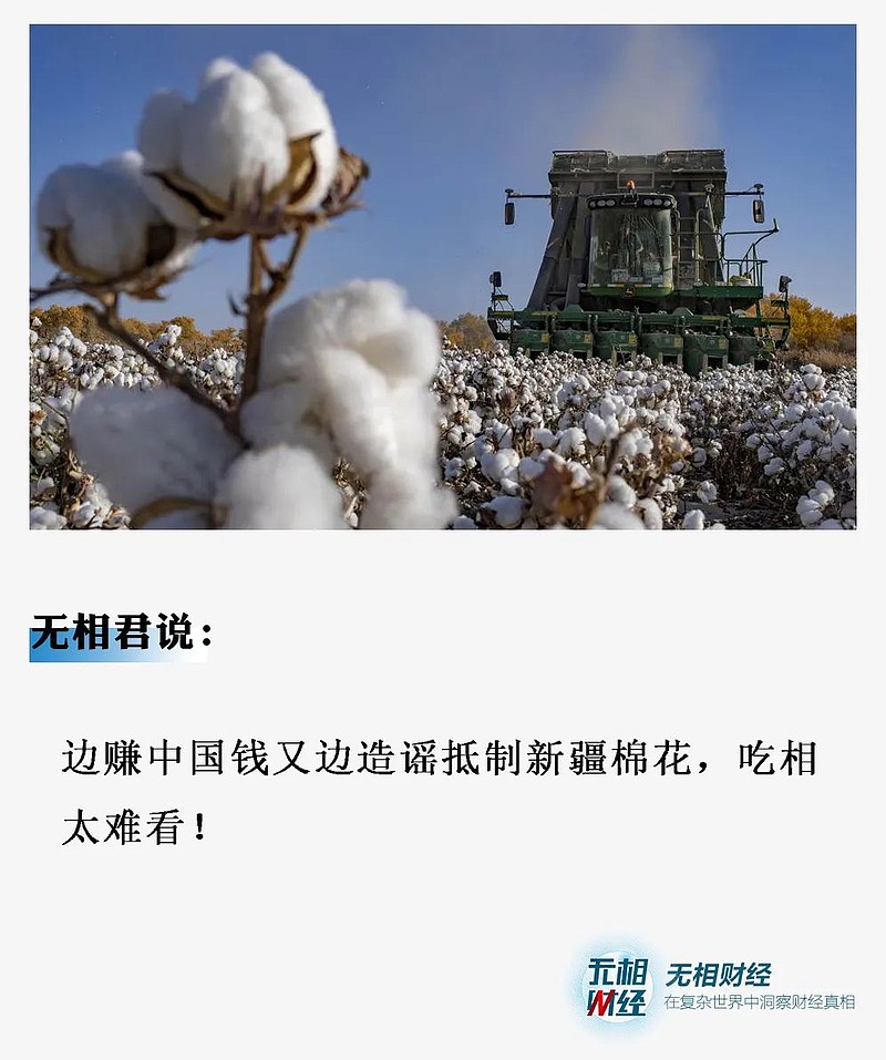 新疆棉事件的真相表面是棉花问题背后全是利益