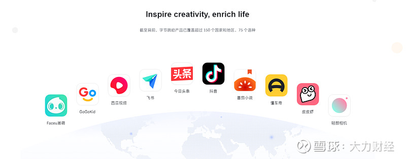 字节跳动app工厂现在有哪些运营的app呢用户数突破6亿