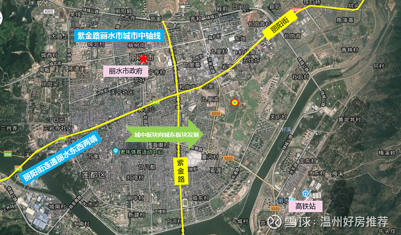 该地块位于丽水市城东板块,城东板块将作为丽水城市发展重点区域,未来
