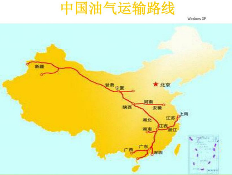 一带一路图,几乎将中国所有重要的石油进口国都覆盖了$中国石油(sh