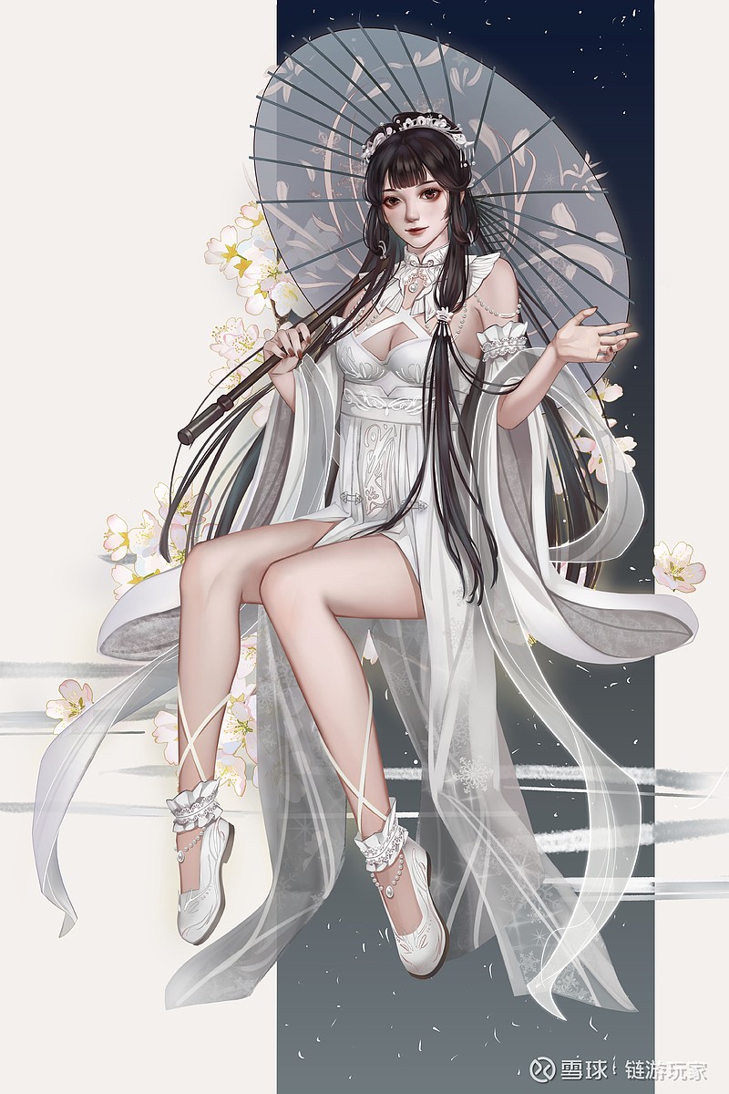 窈窕如烟秋水流转同人立绘征集大赛赵婵雪金奖