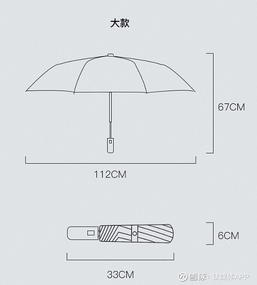 雨伞的分解图图片