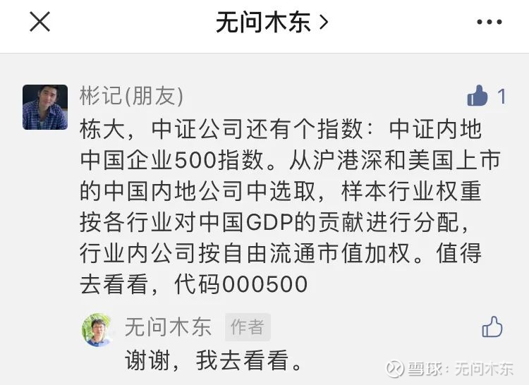 中国500指数上周的文章 中国的国运指数在哪里 反响不错 有人鼓励我继续深入研究 也有人提出自己的意见 最开心的是 彬记同学填补