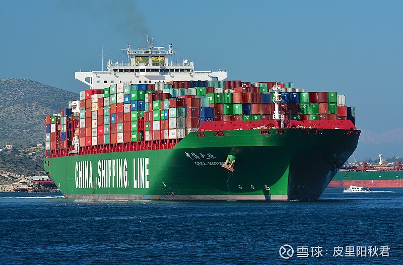 中远海控集运货轮系列之九中海10000teu系列4共艘总运力40144teu