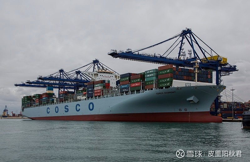 中远海控集运货轮系列之十一中远13000系列8艘总运力104912teu