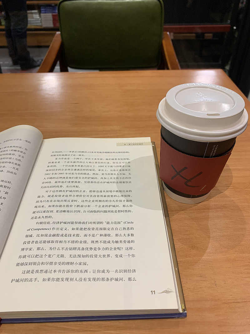 一杯咖啡一本书一下午.