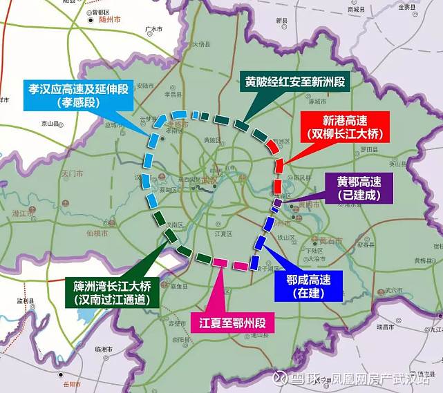 經陽邏大橋,武鄂高速可達光谷,目前地鐵21號線陽邏線已建成通車,根據