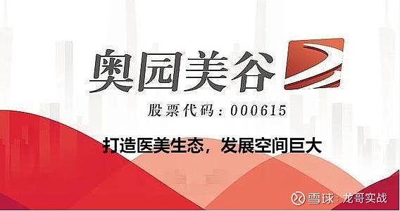 今天的医美就是昨天的白酒-点评医美板块的重点股票:奥园美谷 医美