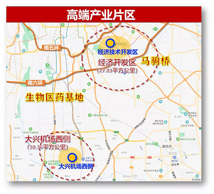 北京自贸区格局五环疏解六环崛起