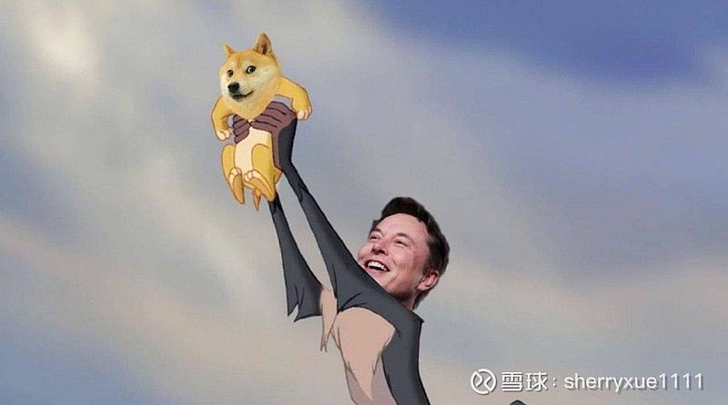 musk)在推特上转发一段标题为"马斯克称狗狗币(dogecoin)可能成为加密
