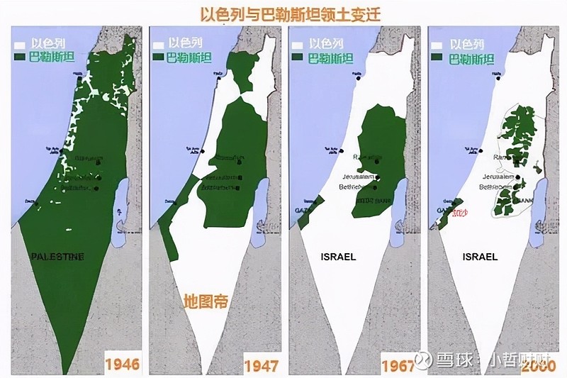 截止到2019年,905万人口的以色列实际控制了2.