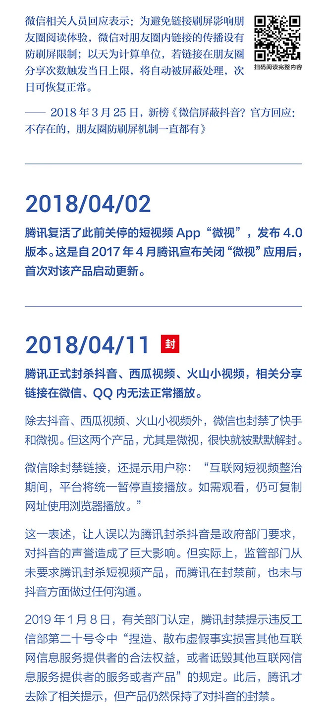字节跳动：字节跳动遭遇腾讯屏蔽和封禁大事记（2018-2021）-科记汇