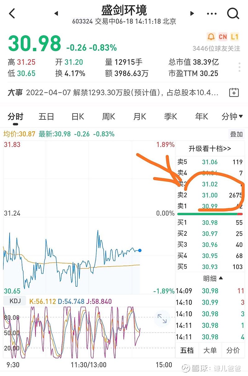 $盛剑环境(sh603324)$ 这个压单,很奇葩!有猫腻… - 雪球