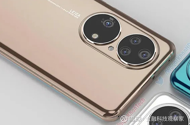 华为p50外观确认,金色机身俗不可耐?看久了还挺美