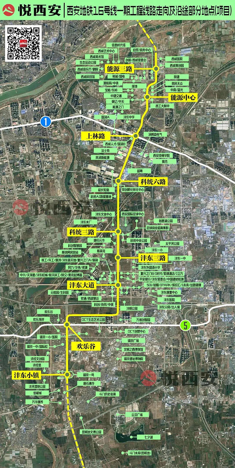 西鹹規劃立體交通網絡,地鐵1號線&16號線,北部鏈接西安咸陽國際機場